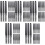 100 Stuks Kam Met Plastic Spiraal Miss 3