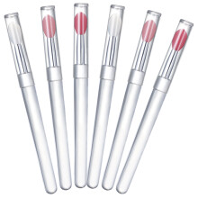 6 St Silicone Lippenborstels Vrouwen Make-up Gloss Lipliner