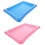 2Pcs PVC Inflatable Pool Floating Tray Drink Holder Assorted Colors 6