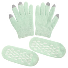 Set Handvochtinbrengende Handschoenen En Voetvochtinbrengende