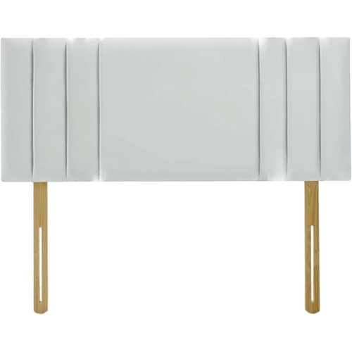 (King Silver) 5ft Plush Velvet Padded Lined Headboard