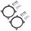 2Pcs Black ABS CPU Fan Base Heatsink Retention Mounting Bracket 5
