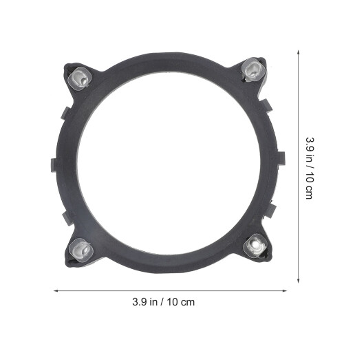 2Pcs Black ABS CPU Fan Base Heatsink Retention Mounting Bracket 1