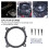 2Pcs Black ABS CPU Fan Base Heatsink Retention Mounting Bracket 10