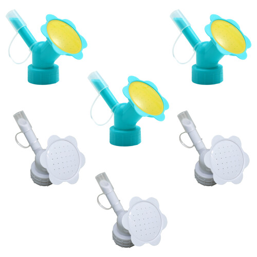 6Pcs Portable Plastic Watering Nozzles Multipurpose Garden Accessories