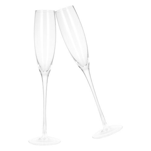 2 Stuks Glazen Kristallen Goblets En Wijn