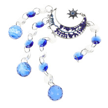 5Stk Sun And Moon Suncatcher Kristall Lichtprisma Für