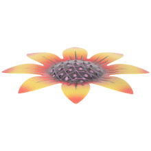 5 Metall Blumen Wanddekoration Skulptur