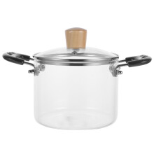 Glass Kochtopf Mit Deckel Für Herd Zum Von Suppe Und Milch