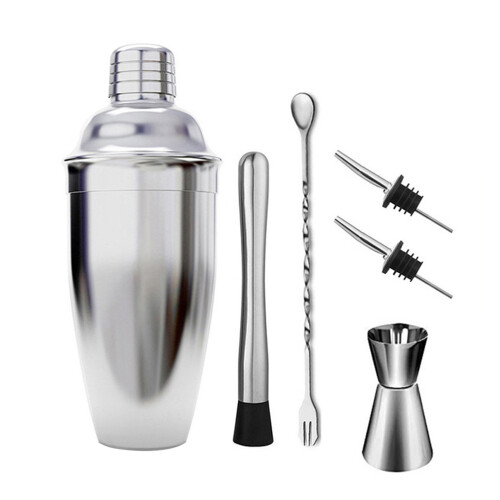 Trinkmix Set Barkeeper Set 6 Teilig Silber
