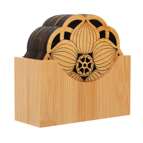 1 Set Untersetzer Lotus Mit Untersetzerständer