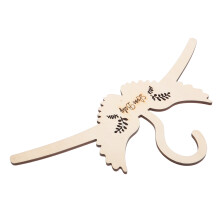 2Stk. Kindergarderobe Holz Kleiderbügel Für Kinder Babykleidung