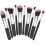 10St Makeup Set Premium Synthetische Mischpinsel 9