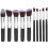 10St Makeup Set Premium Synthetische Mischpinsel 11