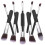 10St Makeup Set Premium Synthetische Mischpinsel 5