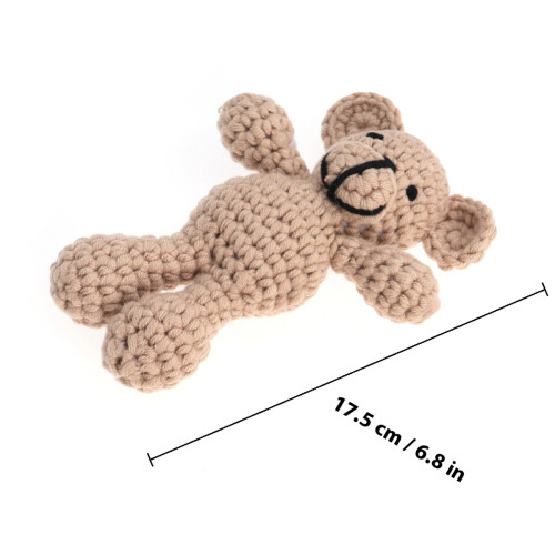 Neugeborenen Gestrickte Mütze Mit Gehäkeltem 2
