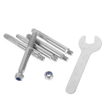 4 Sets Handkurbel Kettensägen Schärfgerät Mit Diamant Für 5,5mm