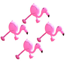 4Stück Aufblasbare Flamingo Pool Spielzeuge Für Kinder