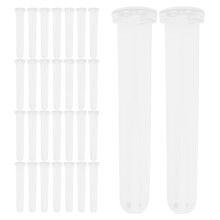 100Stk Transparente Wasserschläuche Mit Verschlusskappen