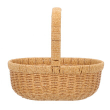 Handheld Aufbewahrungskorb Kunststoff Rattanoptik Outdoor Picknick