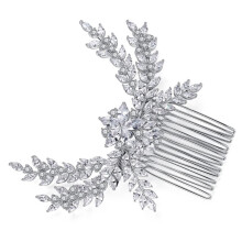 Silberner -Haar Für Braut Hochzeit Haarschmuck
