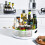 Home Desktop Organizer Kunststoff Halter Gewürztablett Schminktablett 5