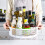 Home Desktop Organizer Kunststoff Halter Gewürztablett Schminktablett 3