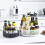 Home Desktop Organizer Kunststoff Halter Gewürztablett Schminktablett 8