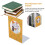 2Stk Buchstütze Desktop Organizer 7
