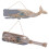 2Stück Ocean Style Holz Anhänger Wanddekoration 2