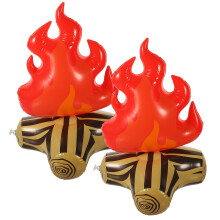 2St Aufblasbares Requisite Camp Fire Design