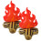 2St Aufblasbares Requisite Camp Fire Design 1