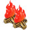 2St Aufblasbares Requisite Camp Fire Design 5