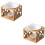 2 Sets Keramik Diffusor Duftstäbchen Halter Aromatherapie 8