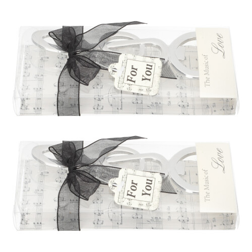 2Stk. Note Design Flaschenöffner Aus Metall