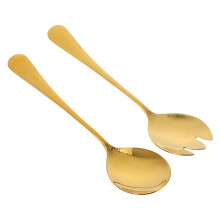 5 Sets Salatbesteck Aus Mit Ergonomischem Dessertlöffel