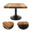 Footed Fruit Tray, Holz-Display Tablett, Desktop Aufbewahrungsschale 3