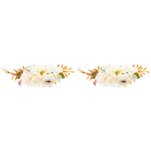 2Stk -Design Haarkamm Brautschmuck Haaraccessoire 2