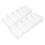 2Stk Clear Pokerchips Organizer Mehrfachraster Tablett 4