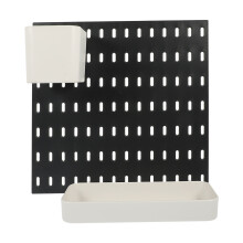 1 satz pegboard-ablageorganizer, wandregal mit anzeigefunktion