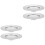 4 Haarfang Stopper Metallnetz Abflussfilter 3