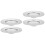 4 Haarfang Stopper Metallnetz Abflussfilter 4