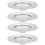 4 Haarfang Stopper Metallnetz Abflussfilter 5