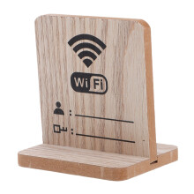 2Stk Holz Wifi Passwort Schild Für Zuhause Und Geschäft Langlebig