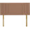 (King Brown) 5ft Plush Velvet Padded Lined Headboard 1