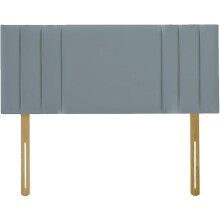 (King Steel) 5ft Plush Velvet Padded Lined Headboard