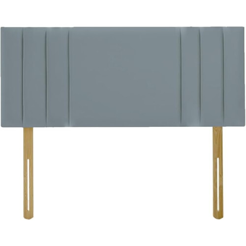 (King Steel) 5ft Plush Velvet Padded Lined Headboard