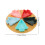 1Set Festive Tree Shaped Platter Plastic Divided Candy Fruit Tray 3