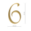 1Pc Copper Address Number Plaque Decorative House Number 2