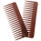 2St Plastic Kapperskam Bruin Breedgetand Praktisch En 7
